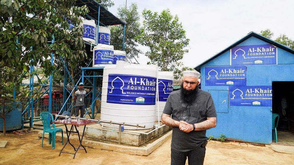 পানির ট্যাংক বিতরণ